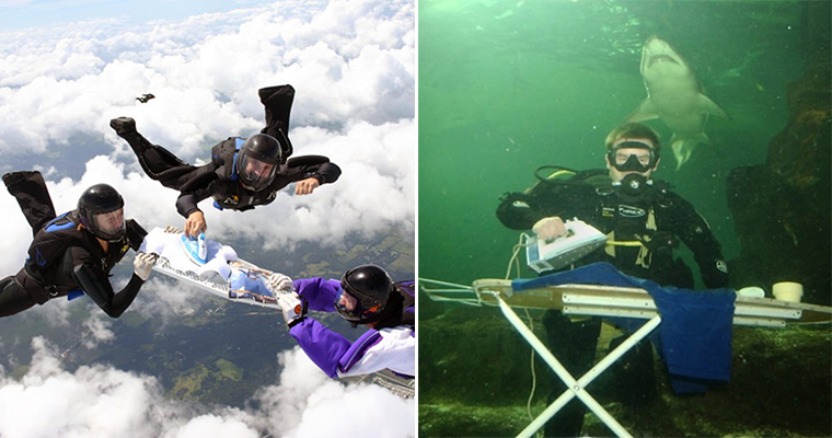 Extreme Ironing - Dumbest Sports