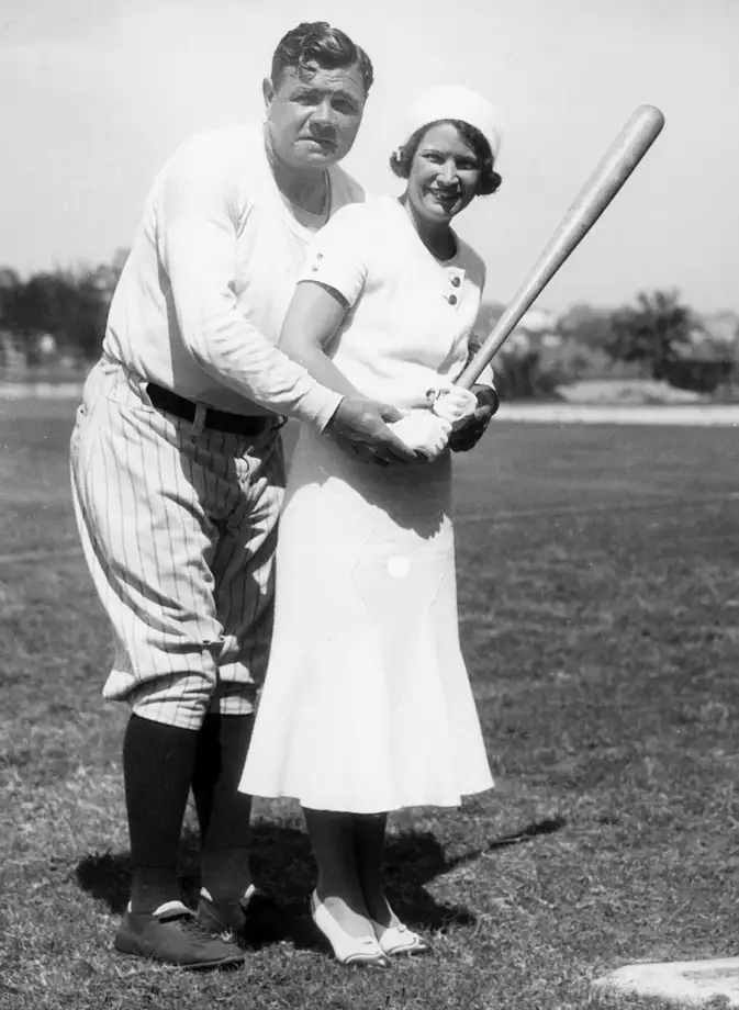 Babe Ruth and his wife Claire (1931)