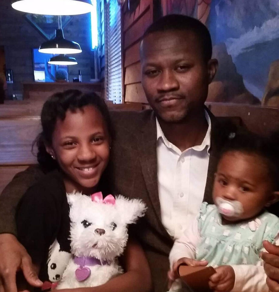 McCabe with his children