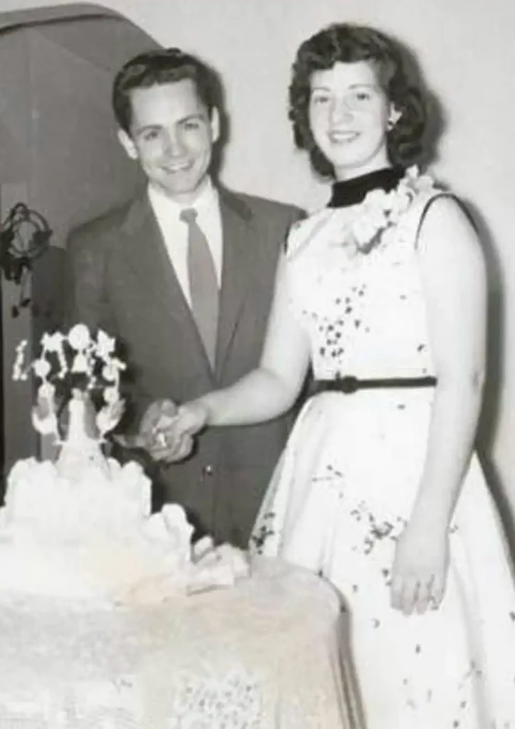 Charles Manson with his wife Rosalie Jean Willis. Circa 1955