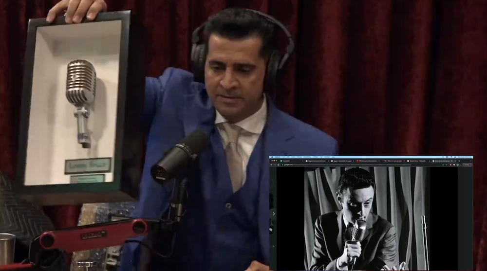 Lenny Bruce Microphone - Gifts Patrick Bet-David Gives To Joe Rogan